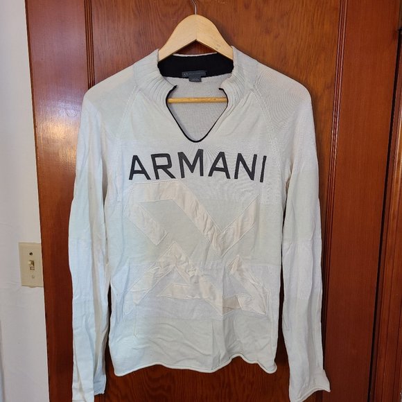 Giorgio Armani Cream Women's Top SzL - Picture 4 of 6